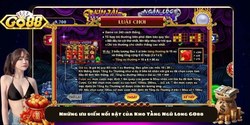 Những ưu điểm nổi bật của Kho Tàng Ngũ Long GO88