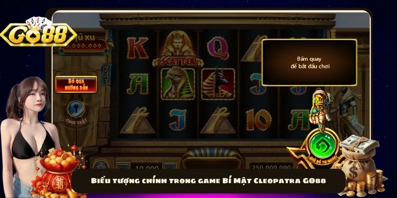 Biểu tượng chính trong game Bí Mật Cleopatra GO88